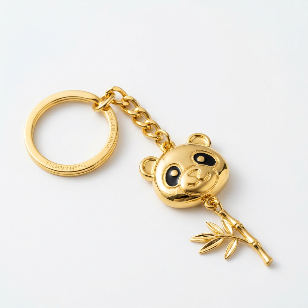 Artisan Metal Keychain — premium cast metal charm