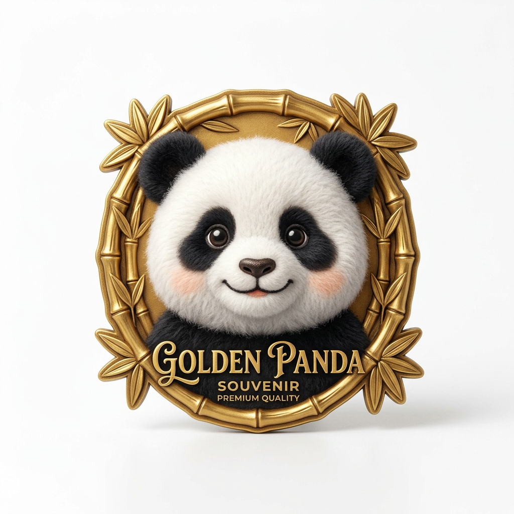 Collector's Enamel Magnet — ornate framed design