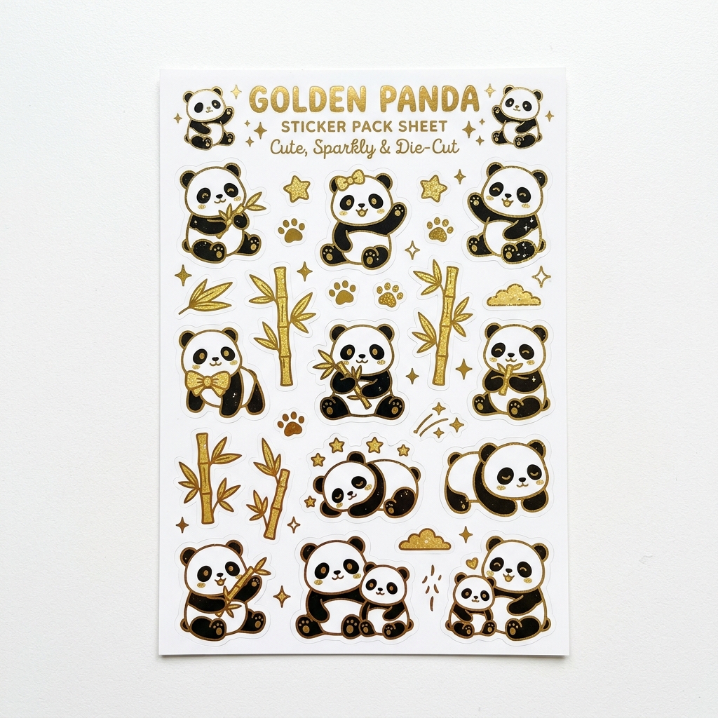 Illustrated Sticker Pack — charming character stickers